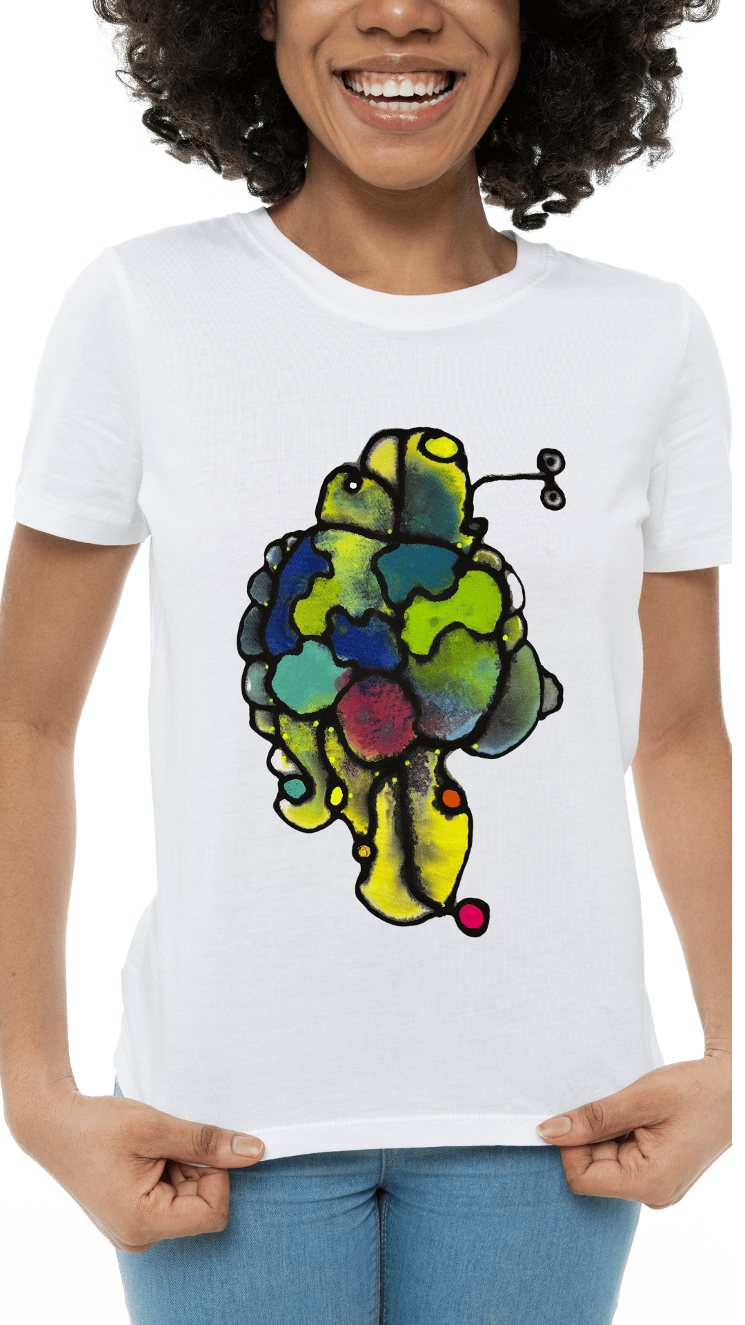 HAND PAINTED UNISEX T-SHIRT/SMALL